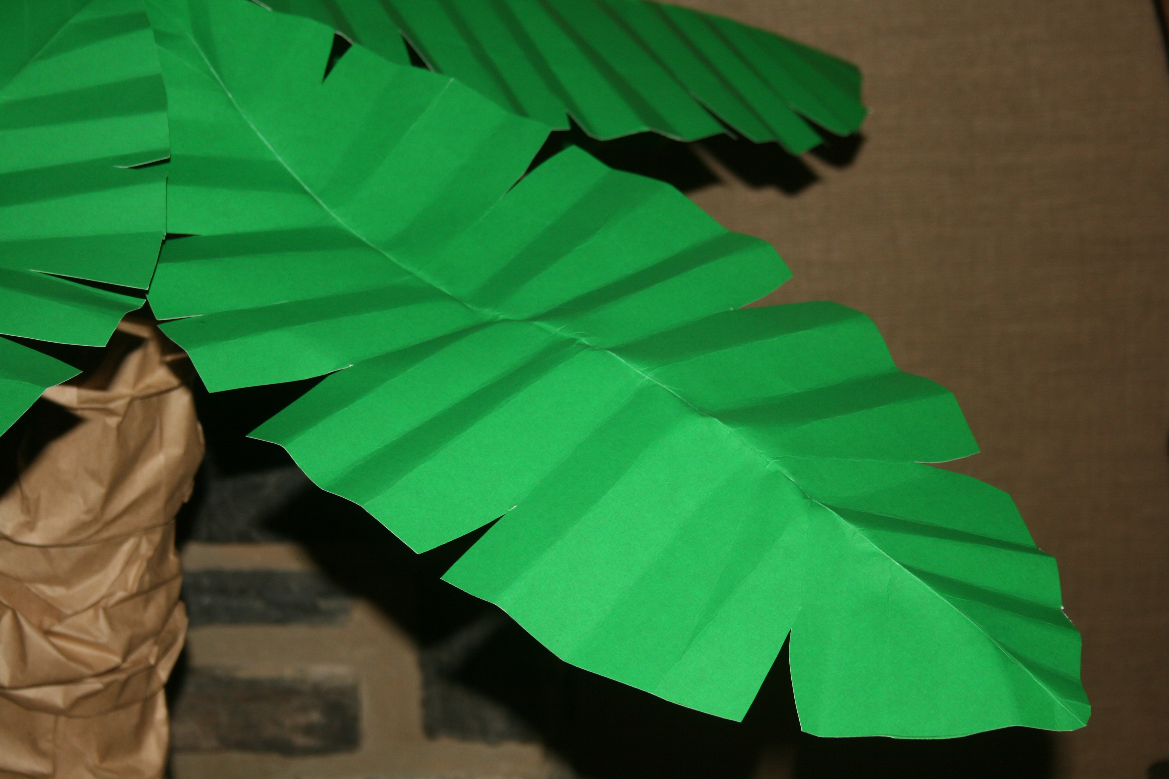 Palm Tree Leaves Template